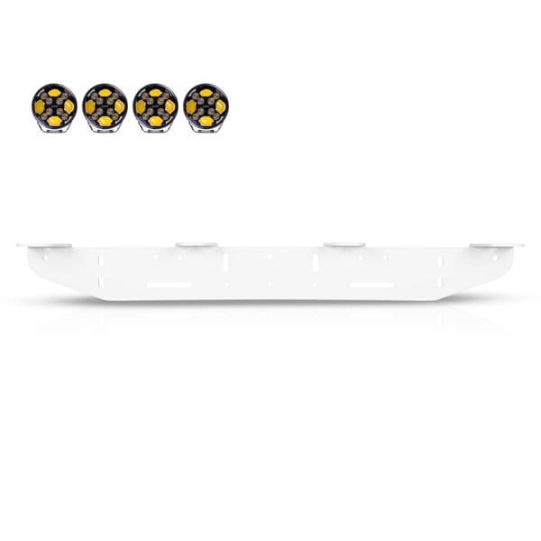 Ekstralysholder PURELUX HD, 4 lys (maks. 240 mm), Hvit