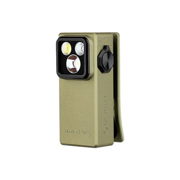 Lommelykt OLIGHT Oclip Ultra, 530 lm / 57 mm / Oppladbar, Grønn