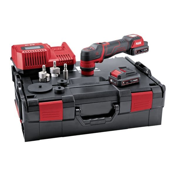 Poleringsmaskin FLEX PXE 80 12-EC, Oscillerende/Roterende, 12V batterier