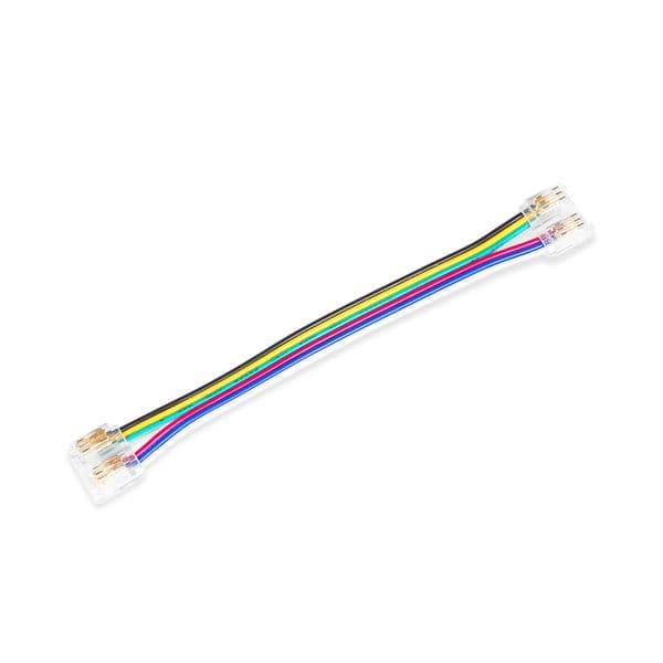 Skjøtekontakt for LED-stripe AGGE Strip to Strip, 10 cm, For RGB+CCT-striper