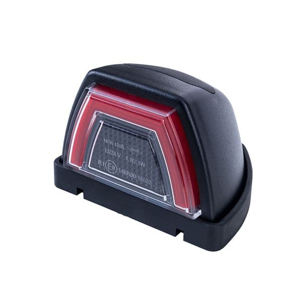 Posisjonslys HORPOL Roof Marker Light - 12/24V / 2.1W / 72 mm, Rød