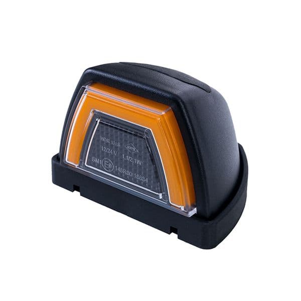 Posisjonslys HORPOL Roof Marker Light - 12/24V / 2.1W / 72 mm, Oransje