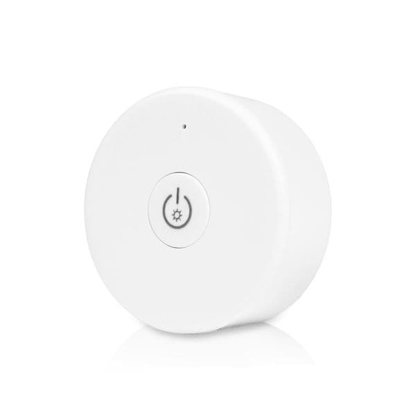 Fjernkontroll for LED-stripe AGGE Dimming One-Key, RF 2,4 GHz, Kun fjernkontroll (Hvit)