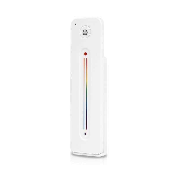 Fjernkontroll for LED-stripe AGGE RGB+CCT Touch Slide, RF 2,4 GHz, Kun fjernkontroll (Hvit)