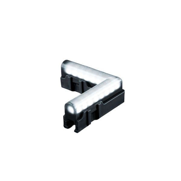 Posisjonslys STRANDS Freedom Dark Line Corner - 12/24V / 2W / 63 mm, Hvit