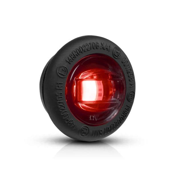 Posisjonslys PURELUX Spectre 3X Flash - 12/24V / 2W / 28 mm, Rød