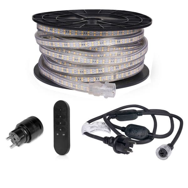 LED-stripepakke Gjerdebelysning AGGE, 20 m
