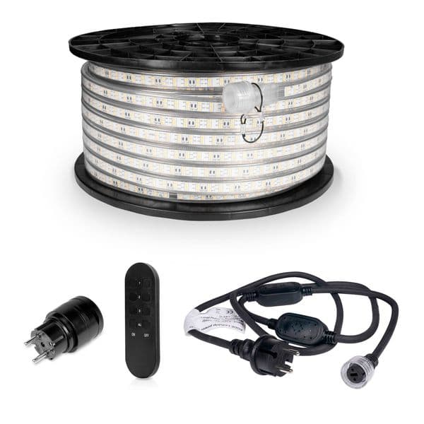 LED-stripepakke Gjerdebelysning AGGE, 50 m