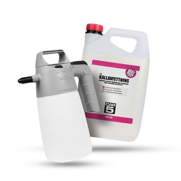 Trykksprøyte DR DIRT Spray Gun Solvent, Trykksprøyte + 5L kaldavfetting