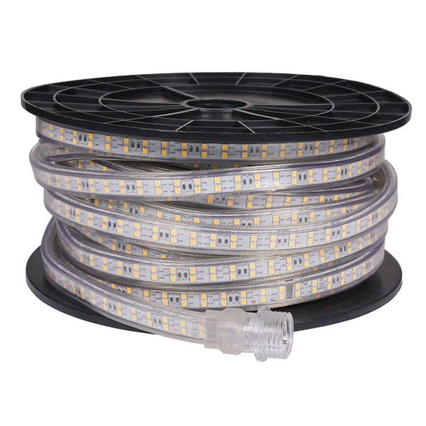 LED-stripe / Arbeidsbelysning AGGE 230V - 1500 lm/m, 20 m, Kun LED-stripe, 20 m (3000K)