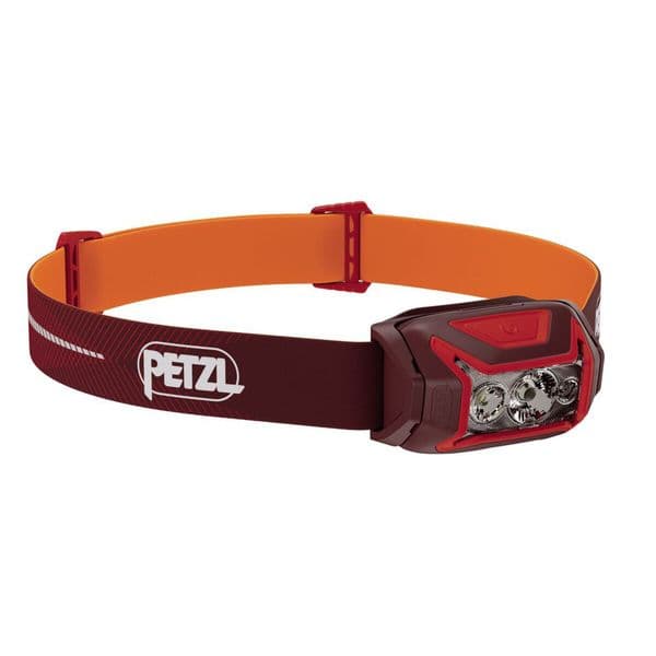 Hodelykt PETZL Actik Core - 625 lm / Oppladbar, Rød