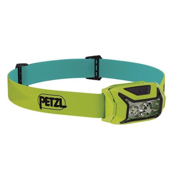 Hodelykt PETZL Actik - 450 lm / 3 x AAA, Grønn