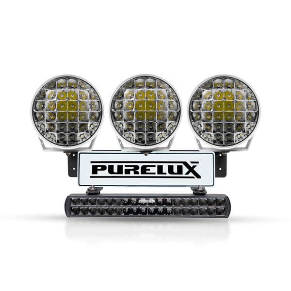 Ekstralyspakke PURELUX WRC 1, 741W / 58 000 lm, Pakke med hvite 9110 ekstralys