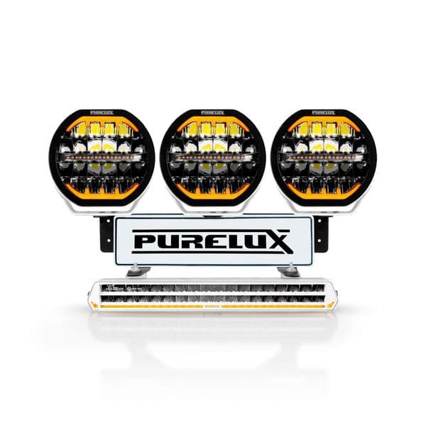 Ekstralyspakke PURELUX WRC 28, 696W / 50 134 lm, Hvite ekstralys