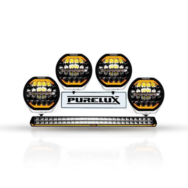 Ekstralyspakke PURELUX WRC 27, 964W / 68 500 lm, Med hvite Ranger 9 ekstralys