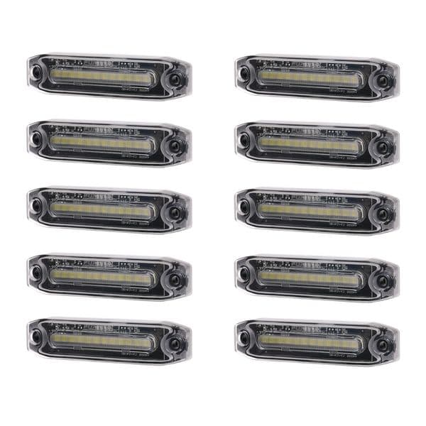 Posisjonslys Purelux Spectre 12X - 12/24V / 6W / 102 mm, 10 stk