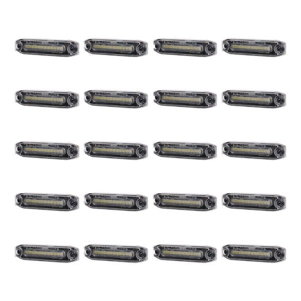 Posisjonslys Purelux Spectre 12X - 12/24V / 6W / 102 mm, 20 stk