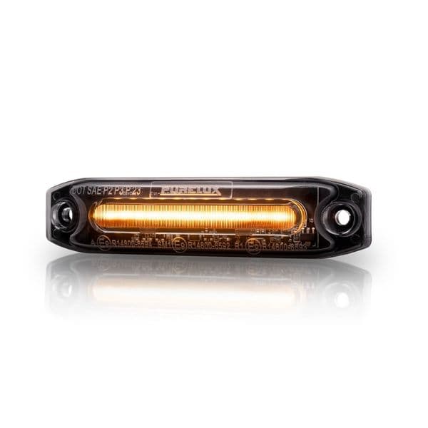 Posisjonslys Purelux Spectre 12X Dark - 12/24V / 6W / 102 mm, Oransje
