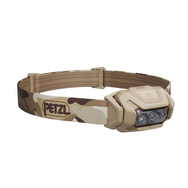 Hodelykt PETZL Aria 2R RGB - 625 lm / Oppladbar, Camo