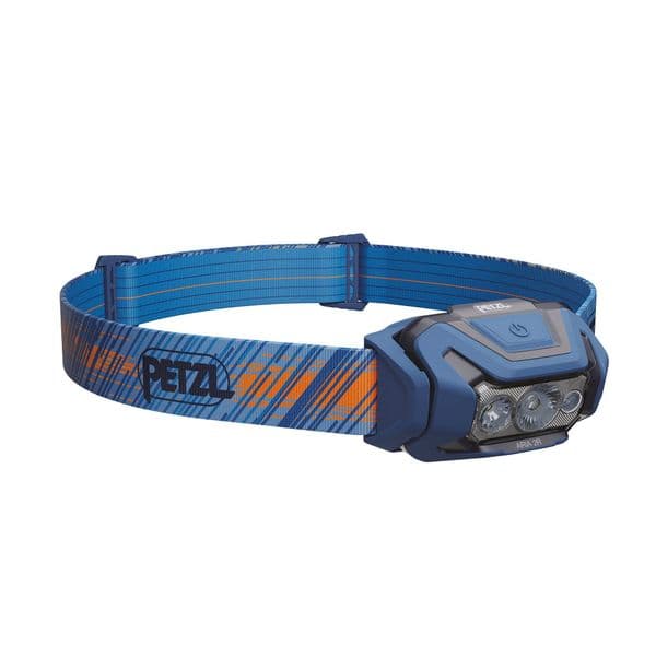 Hodelykt PETZL Aria 2R RGB - 625 lm / Oppladbar, Blå