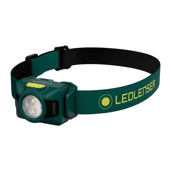 Hodelykt LEDLENSER HF4 - 450 lm / 3 x AAA, Grønn