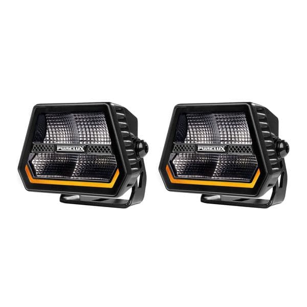 Arbeidslys PURELUX Panther Alpha 60 - 12 cm / 60W / Bred, 2 stk (4000K)