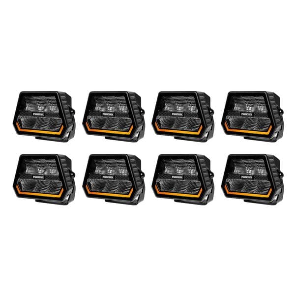 Arbeidslys PURELUX Panther Alpha 90 - 15 cm / 90W / Bred, 8 stk (4000K)