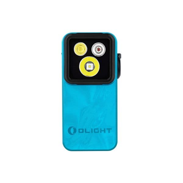 Lommelykt OLIGHT Oclip 2 Pro - 530 lm / 58 mm / Oppladbar, Blå