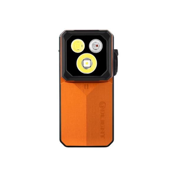 Lommelykt OLIGHT Oclip 2 Ultra - 580 lm / 60 mm / Oppladbar, Oransje