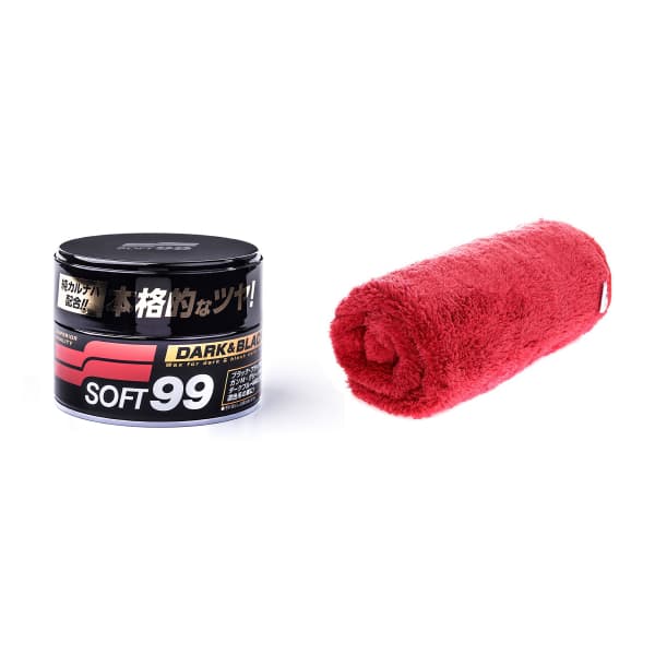 Bilvoks SOFT99 Dark & Black Wax, 300 g, Soft99 Dark & Black Wax + KC Red Ruby