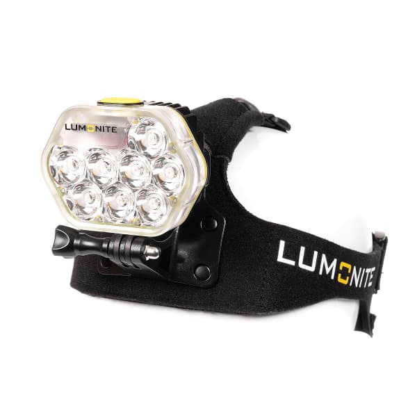 Hodelykt LUMONITE Leader - 6838 lm / Oppladbar, Grunnpakke (lyse, batteri, lader, pannebånd)