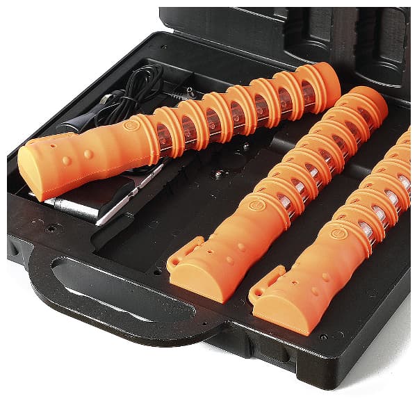 Ladekoffert LED-lysstav 14LED PUREFLARE, Ladekoffert + 3 LED -lyspinner
