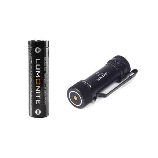 Ladekapsel LUMONITE® Tube, Ladekapsel + Batteri