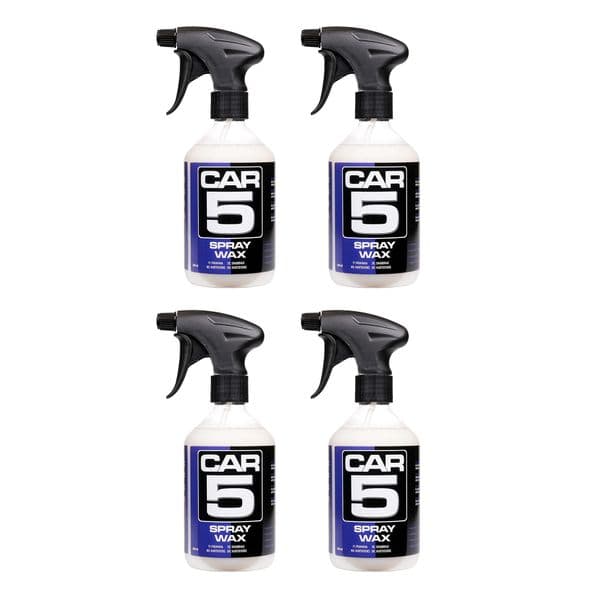 Hurtigvoks CAR5 Spray Wax, 4 x 500 ml