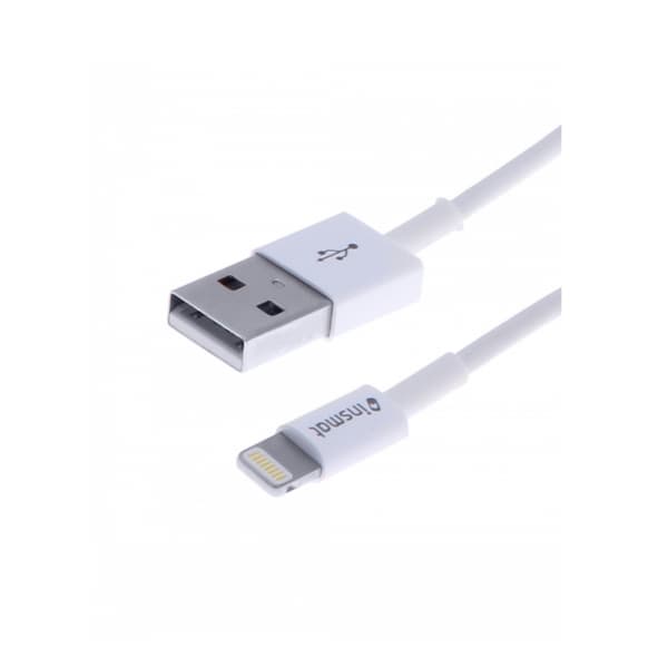 USB-kabel INSMAT, USB-A - Lightning (Apple), 200 cm