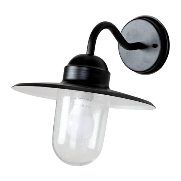 Vegglampe AIRAM Arvika, E27, Svart