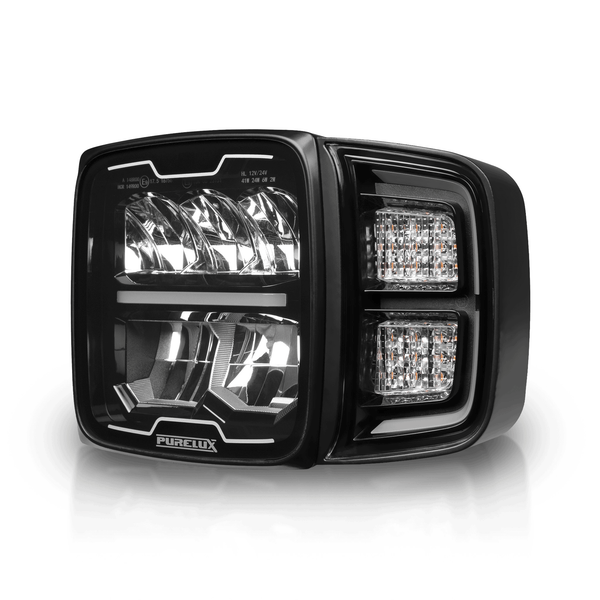 Brøytelys PURELUX Blizzard - Rektangulær / 23 cm / 41W, 1 stk brøytelys