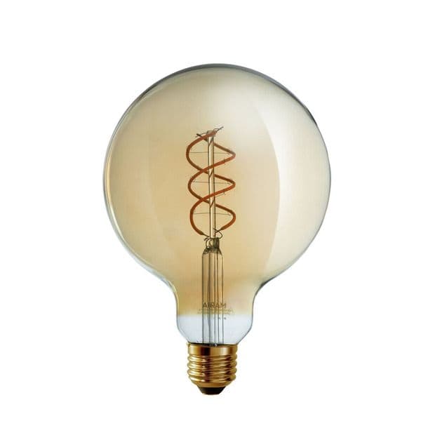 LED-pære AIRAM Amber Filament E27, 2200K Dimbar, 4,9W / 400 lm
