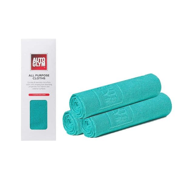 Mikrofiberklut AUTOGLYM All Purpose Cloths, 3-pk