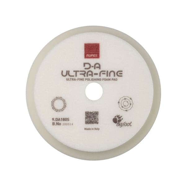 Poleringspute, RUPES D-A Ultra Fine, Hvit, 30/40 mm