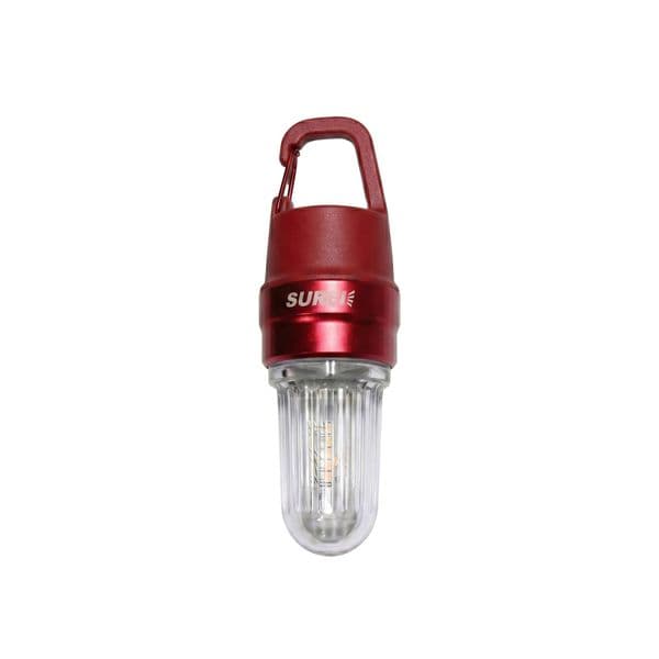 LED-lanterne SUNREE Riverlight-S, 100 lm / Oppladbar , Rød