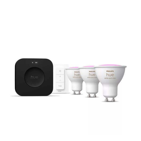 Smart LED-Pakke PHILIPS HUE - GU10 / 400 lm / 2000 - 6500 K