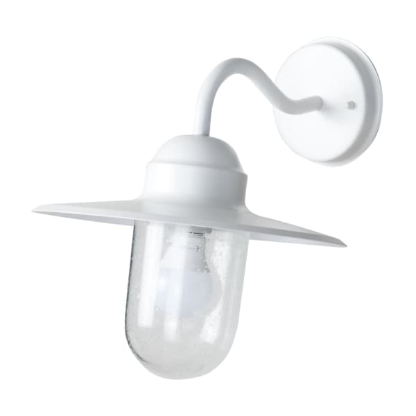 Vegglampe AIRAM Arvika, E27, Hvit