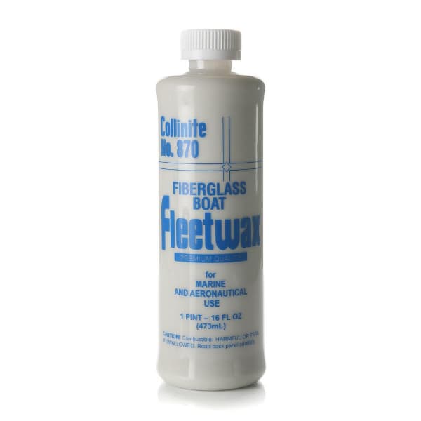 Rengjørende båtvoks COLLINITE 870 Fiberglass Boat Fleetwax, 470 ml