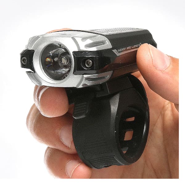 Sykkellykt MOON Meteor - 400 lm / Oppladbar, Inkl. USB ladekabel