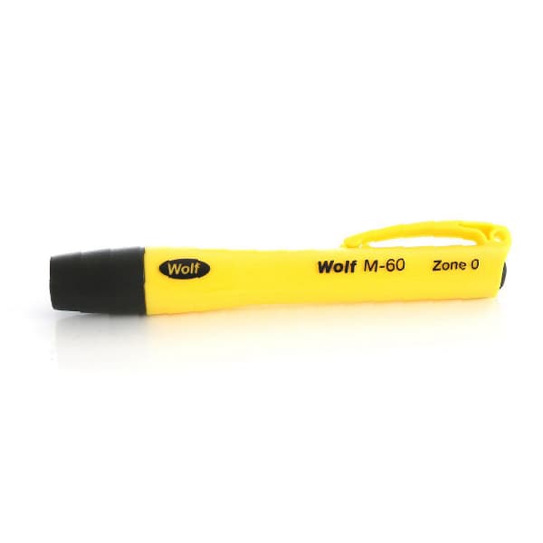 ATEX-lommelykt WOLF M-60, Zone 0/20 - 90 lm / 150 mm / 3 x LR1