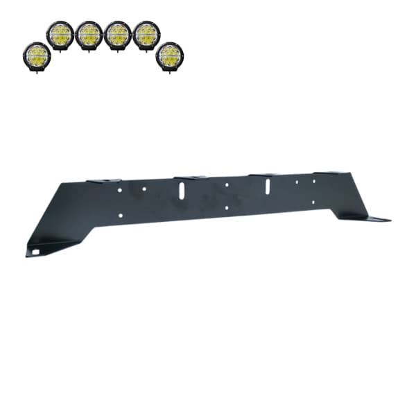 Ekstralysholder Rally 6, 6 stk. ekstralys (maks 175 mm)