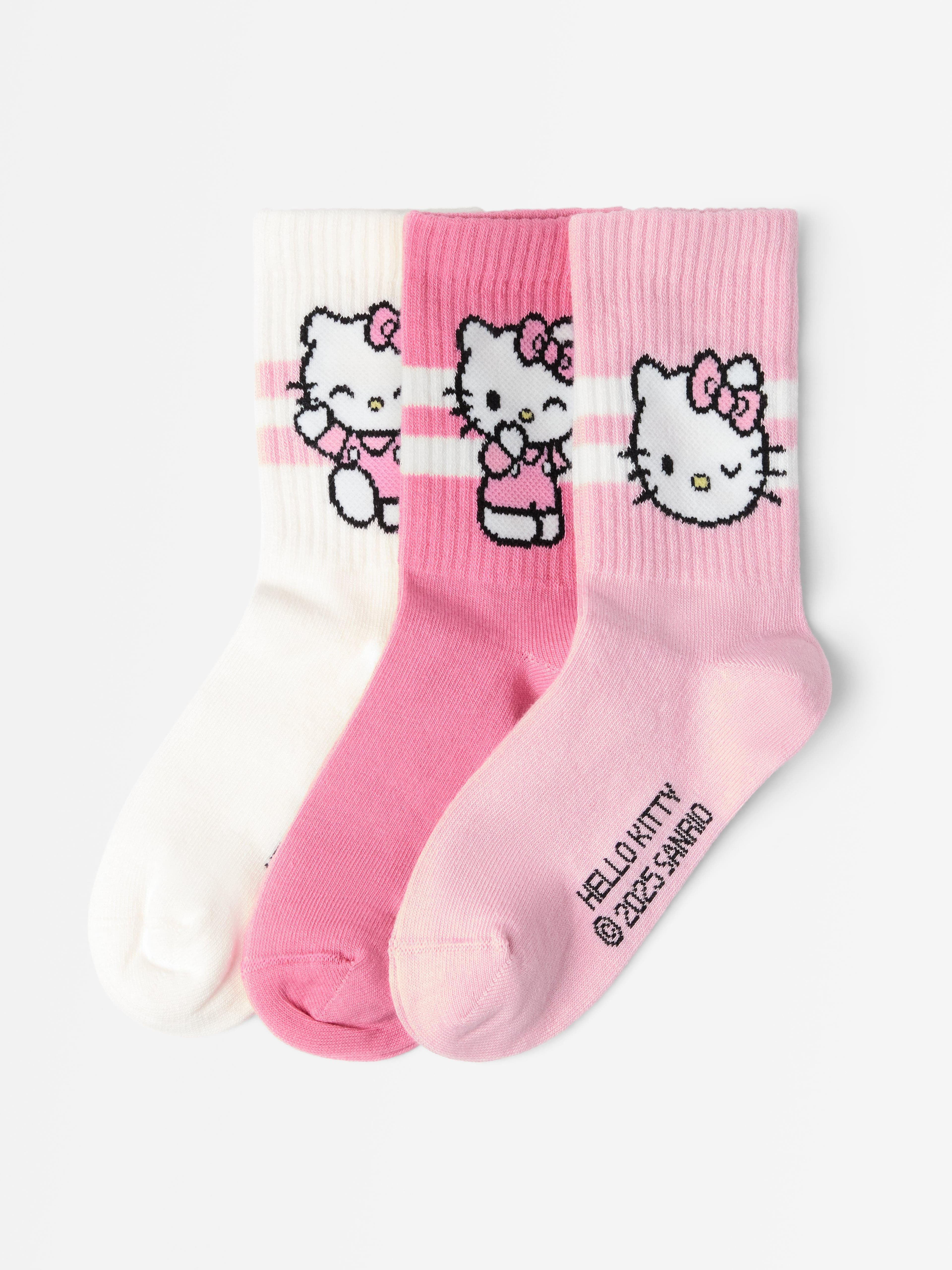 3-pakning Hello Kitty sokker