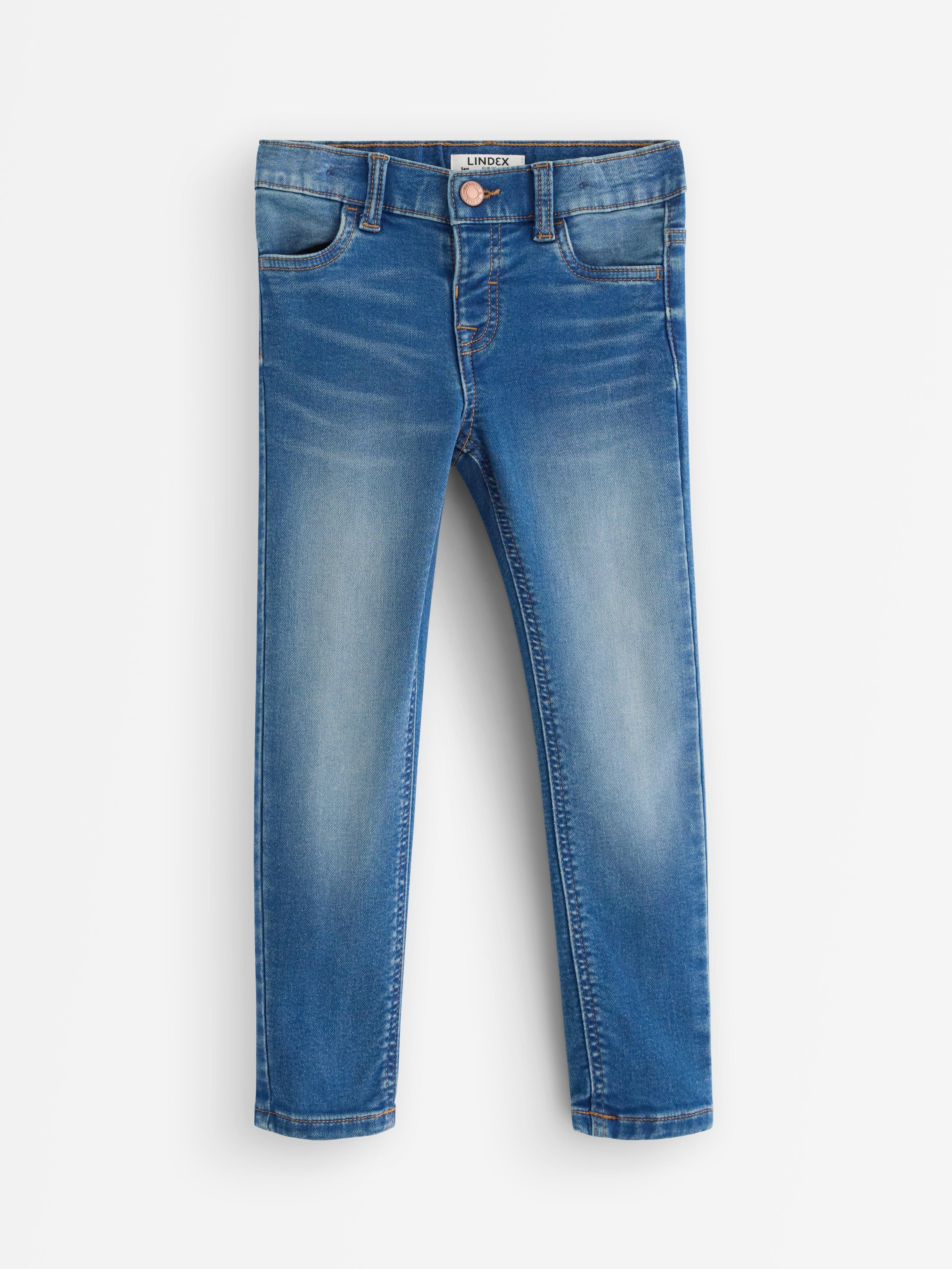 SAM jeans i denimjersey med superstretch