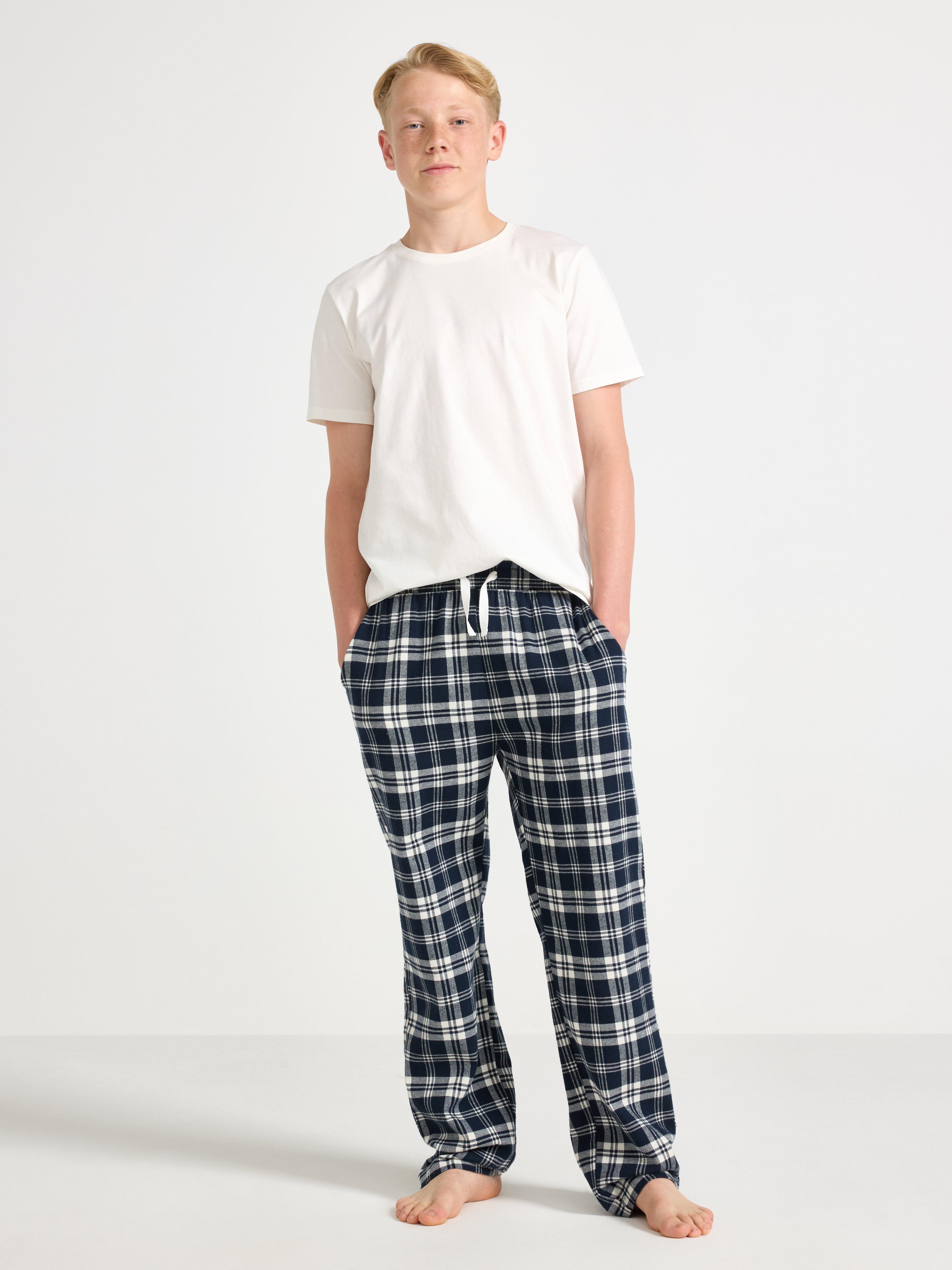 Pyjamasbukse i flanell
